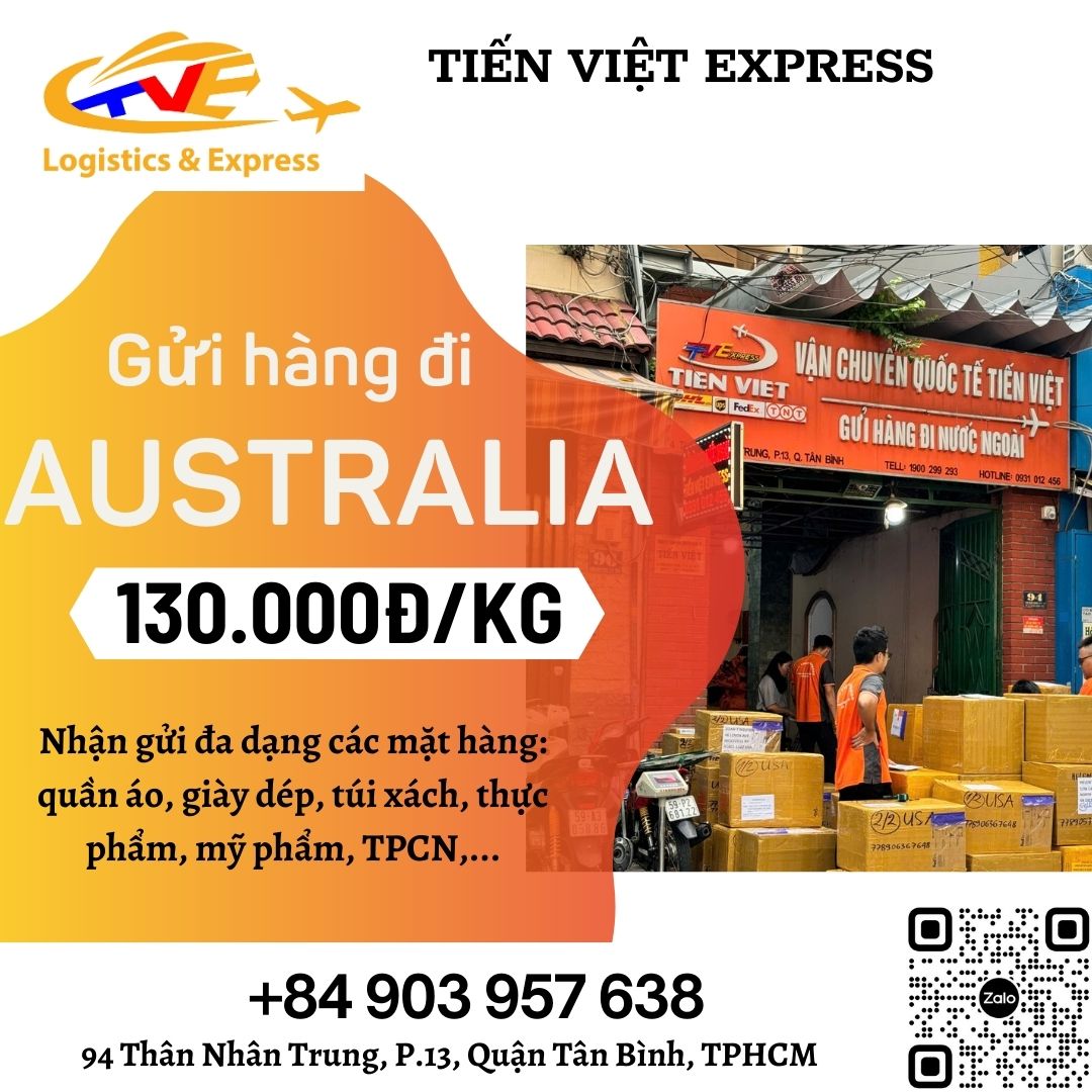 Gửi hàng đi Úc - Tiến Việt Express